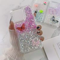 Étui de téléphone portable 3 en 1 antichoc en TPU et PC pour Infinix Note 40X 5G 50 Pro Plus Gt 20 30 Pro Glitter 360 Coque arrière