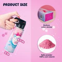 Ensemble d'extincteur pour révélation de genre 100% fournitures de fête biodégradables pour décorations mémorables de révélation de sexe pour bébé