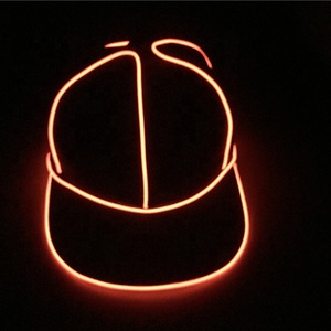 2019 guay fiesta noche Club brillante sombrero de algodón <span class=keywords><strong>EL</strong></span> gorras LED gorra de béisbol - Product Image 1