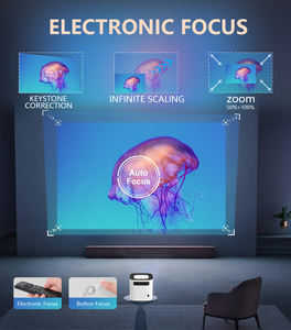 Projecteur Aokang Native 720P, luminosité 350 ANSI, 4K Smart Android 12, Wifi 6, BT 5.2, mise au point automatique, <span class=keywords><strong>correction</strong></span> trapézoïdale - Product Image 2