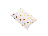 Boîte à bonbons en forme d'oreiller, petites boîtes cadeaux avec ruban pour Noël, mariage, fête, cadeau, bijoux