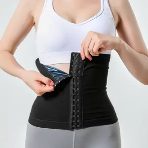 Cinturón de entrenamiento para correr para hombre y mujer, corsé ajustable para sudar en la Sauna, Control del vientre, ropa moldeadora de Yoga barata