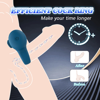 YLOVE Extra Weicher Flüssig-Silikon Penisring mit 10 Vibrationsmodi zur Verzögerung der Ejakulation für Männer Erotikspielzeug für Männer Großhandel