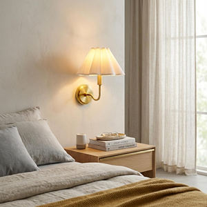 Lámpara de Pared Decorativa Recargable LED con Pantalla Reemplazable, Lámpara de Pared Inalámbrica de Tela para Interiores, para Mesita de Noche - Product Image 4