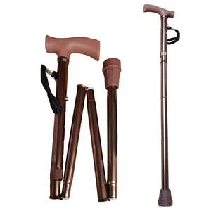 Aluminum Alloy Walking Stick Height Adjustable Lightweight Durable Outdoor Hiking Aid - Product Image 3