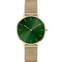 Vente en Gros Original Ultra-mince Maille Bracelet Simple Élégance Montre En Acier Inoxydable PVD Rose Or Quartz DW Femmes Montre Minimaliste