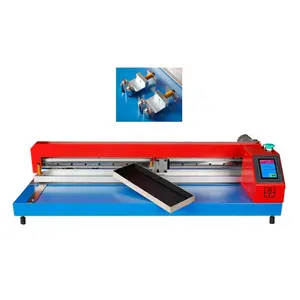 Semi automático papelão MDF V Grooving Machine para papel rígido Box Groove Cutting Machine