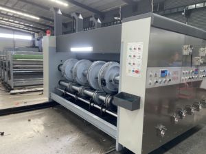 Bán Tự Động Bìa <span class=keywords><strong>Flexo</strong></span> Máy In Rotary Die Cutter/Các Tông Sóng In Khe Máy Carton - Product Image 3