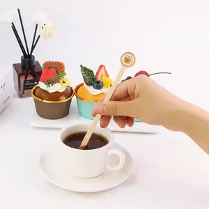 Hot Sale Biodegradable Wooden Coffee Stirrers 140 mm Coffee Stick On Stock