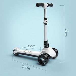 Monopattino <span class=keywords><strong>Elettrico</strong></span> per Bambini Pieghevole a <span class=keywords><strong>Tre</strong></span> <span class=keywords><strong>Ruote</strong></span> 24V in Lega di Alluminio Vendita Diretta dalla Fabbrica All'Ingrosso - Product Image 3