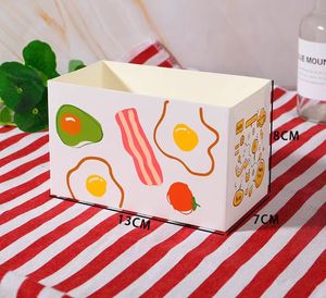 Boîte d'emballage carrée en papier kraft jetable, écologique, recyclable, imperméable, avec logo personnalisé, pour pâtisserie, desserts, sushis, aliments pour animaux de compagnie - Product Image 6
