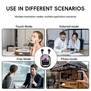 Audífonos Traductores con IA de Última Generación con 144 <span class=keywords><strong>Idiomas</strong></span>, Traducción de Voz Instantánea, Pantalla Táctil para Android, para Viajes de Negocios - Product Image 6