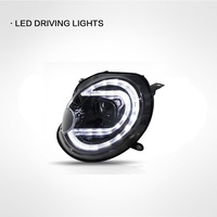 Nouvel ensemble de phares Mini 07-13 avec feux de jour à LED, phares au xénon 12V, 6000 lumens