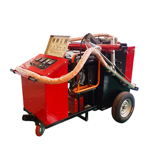 Machine de réparation de fissures de chaussée et de jointoiement efficace pour asphalte, 103L, électrique, avec pompe à moteur pour scellant routier - Product Image 1
