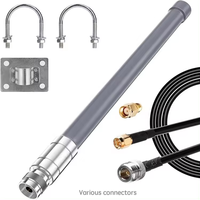 Antenne extérieure en fibre de verre Omni 10dbi vente chaude 2400-2500MHz antennes Wifi longue portée pour les communications