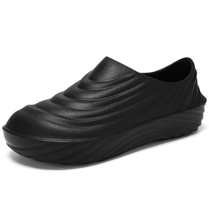 Personnalisé Unisexe Semelle en caoutchouc antidérapante Résistant à l'huile Sabots <span class=keywords><strong>de</strong></span> cuisinier <span class=keywords><strong>de</strong></span> voiture <span class=keywords><strong>de</strong></span> restauration Sabots PVC Chaussures <span class=keywords><strong>de</strong></span> chef <span class=keywords><strong>de</strong></span> <span class=keywords><strong>cuisine</strong></span> <span class=keywords><strong>de</strong></span> sécurité pour hommes - Product Image 3