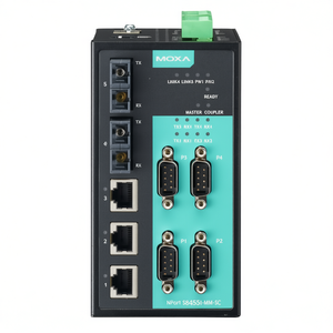 Módulo de E/S Ethernet Industrial Moxa NPort S8455I-MM-SC, Servidor de Dispositivos Seriales con Conexión RS-232, Origen Taiwán - Product Image 2