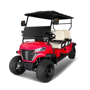 2024 New Energy 4 Seater Customized 7.5KW AC Motor Lithium Battery Off Road Electric Golf Carts