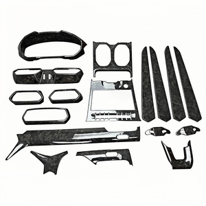 Autocollants de garniture intérieure de console centrale en fibre de carbone sèche forgée pour Lamborghini URUS 2018-<span class=keywords><strong>2023</strong></span> – Pièces de modification et amélioration intérieure - Product Image 1