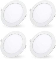 Plafonnier LED moderne sans cadre en aluminium IP44, 3W 6W 9W 12W 15W 18W 24W, forme ronde/carrée