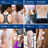Shenzhen Roundwhale Roovjoy 3-en-1 COMBO TENS Unité EMS Stimulateur musculaire pour la physiothérapie Masseur Soulagement de la douleur Musculaire