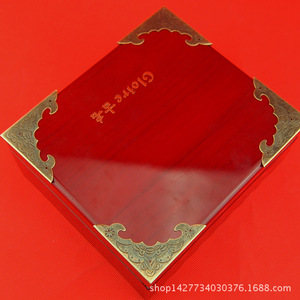 B2692 Protector de Esquina 58x5.3mm, Chapado en Hierro, Estilo Antiguo, Forma de Murciélago, para Caja de Embalaje, Soporte Decorativo de Esquina, Nuevo Estilo Chino - Product Image 1