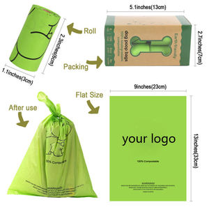 Sacs à crottes pour chien biodégradables et compostables en amidon de maïs, écologiques et personnalisés - Product Image 3