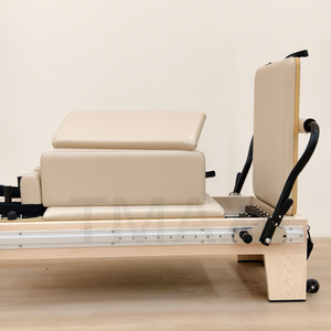 Cama Reformer Tmax Full Track con Núcleo de Madera Maciza de Arce, Máquina de Pilates para Entrenamiento en Interiores, Cama de Pilates Reformer para Yoga - Product Image 5