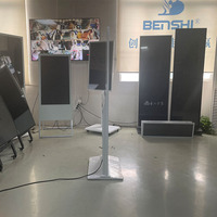 Écran d'affichage à cristaux liquides de kiosque de signage numérique d'écran de publicité plein écran debout de plancher de 63 pouces