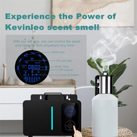 Diffuseur d'arômes commercial à double buse en métal sur mesure, vente directe usine, machine à parfum HVAC pour grands espaces