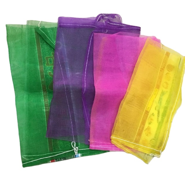 5kg 10kg 15kg 20kg 25kg Pe Garlic Mesh Bag With Handle/Potato Net Bag Packing