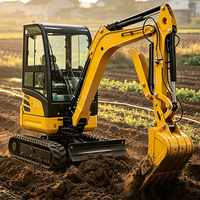 Excavatrice hydraulique à chenilles avec cabine ROPS, moteur Kubota certifié EPA, directement de l'usine chinoise, best-seller pour les projets de pipeline