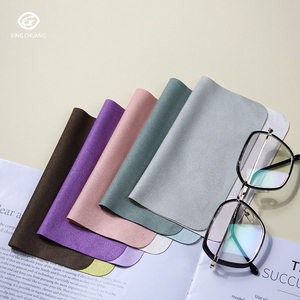 Panno in microfibra per la pulizia di orologi, fotocamere, lenti, schermi e <span class=keywords><strong>occhiali</strong></span> / Panno per la pulizia in seta bicolore a forma di isola per <span class=keywords><strong>occhiali</strong></span> - Product Image 2