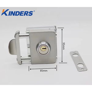 Bề mặt gắn cửa kính khóa kính để tường Hệ Thống Trung tâm kiểm soát truy cập cho văn phòng khách sạn Khóa cửa kính không khung - Product Image 3