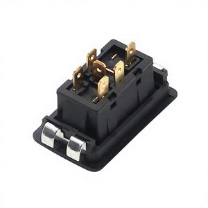 Interruptor Eléctrico para Ventanas de Automóviles BMW, Interruptor Único de 6 Pines con Marco y Clip Metálico, Nuevo, Material ABS y Plástico - Product Image 2