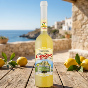 Limoncello Dell'Isola de haute qualité, distillerie Caffo, 0,70 L, 6 bouteilles par boîte, Italie, prêt à être expédié - Product Image 3