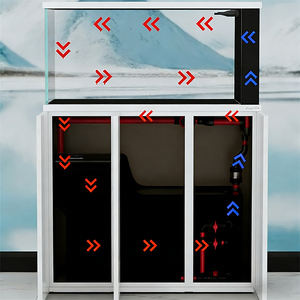 <span class=keywords><strong>Aquarium</strong></span> en verre ultra-clair de 120 cm, ensemble complet avec système de filtration pour la décoration d'<span class=keywords><strong>aquarium</strong></span> domestique - Product Image 5