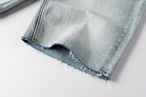 Nuovo Design di Alta Qualità, Pantaloncini Estivi da <span class=keywords><strong>Uomo</strong></span> alla Moda, <span class=keywords><strong>Jeans</strong></span> Strappati Slim Fit, Marca di Lusso Ksubii, Shorts in Denim da <span class=keywords><strong>Uomo</strong></span> - Product Image 6