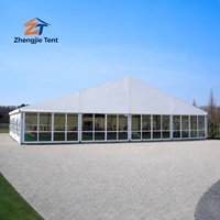 Grande tente de fête transparente en PVC imperméable pour exposition, événements en plein air, anniversaire, structure en aluminium robuste, durable, 800