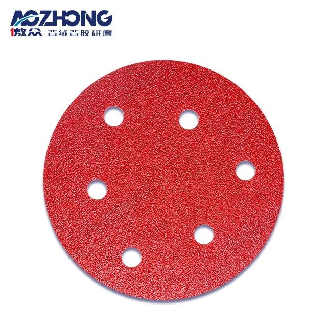 Abrasivo dell'ossido di alluminio del disco di levigatura del Film rosso Grit40-2000 di promozione della fabbrica