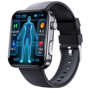 All-Day Heart Rate Detection ECG Monitoring IPS Display Smart <strong>Watch</strong> F300Ecg Foreign Trade iOS SOS IP67 Silicone Plastic - Product Image 1