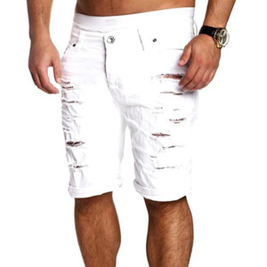 <span class=keywords><strong>Pantalones</strong></span> <span class=keywords><strong>Cortos</strong></span> de Mezclilla Casuales para <span class=keywords><strong>Hombre</strong></span>, Estilo <span class=keywords><strong>Skinny</strong></span>, Rectos, Desgastados y Rotos - Product Image 6