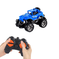Voiture télécommandée RC tout-terrain 2,4 GHz 4 canaux 1:36 en plastique pour enfants, jouet d'extérieur pour garçons, cadeau pour enfants