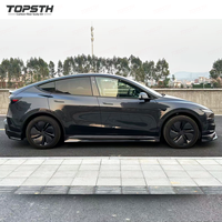 Kit Carrosserie Sport ABS pour Tesla Model Y 2025+ Juniper : Lame Avant, Jupes Latérales, Diffuseur Arrière – Style TOPSTH Amélioré