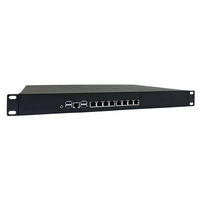 Appliance de sécurité réseau pare-feu 1U pour montage en rack, 8 ports 2.5G, 2 ports 10G SFP+, double alimentation optionnelle pour VPN d'entreprise, SD-WAN Edge