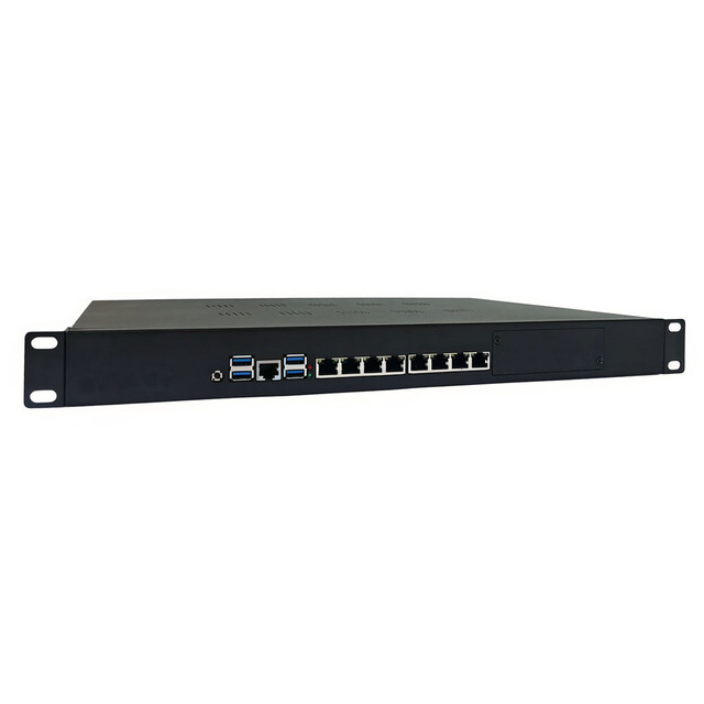 1U Rackmount Network Security Firewall Appliance 8 Port 2.5G 2 Port 10G SFP+ Dual PSU Optional for Enterprise VPN SD-WAN Edge