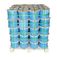 Câble en acier galvanisé pour grue de levage, type BLACK GREASE CABLE 6X19/6X36+WRC, 6*19S+IWRC, 6*36SW+IWRC, pour le marché péruvien