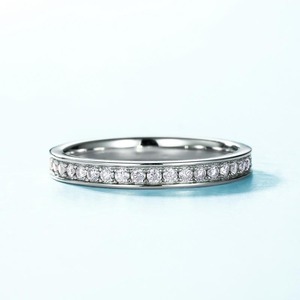 Anillo de Moissanita con Diamantes Estilo Hiphop de Exportador Indio, Joyería Fina con Ajuste Seguro y Cómodo para Uso Diario, Disponible para la Venta - Product Image 5
