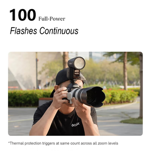<span class=keywords><strong>Flash</strong></span> de Cabeza Redonda TTL Godox V1Pro, 2.4G Inalámbrico HSS 1/8000s, Compatible con Fuji Olympus 1100 Flashes - Product Image 6