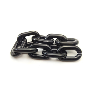 Chaîne en acrylique 24 * 39 mm, couleur plastique, boucle en U, matériel de bricolage, chaîne à bagages, chaîne à lunettes, accessoires - Product Image 5